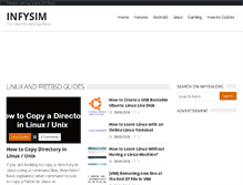 Tablet Screenshot of infysim.org